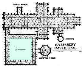 Salisbury Cathedral Plan