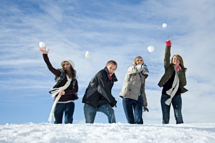 Snowball Throwing